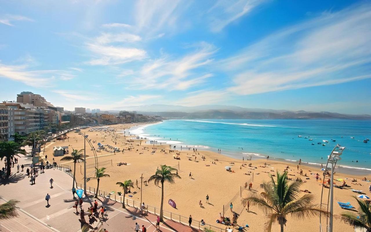 Upscale***Las Canteras Beach***Balcony Apartment Las Palmas de Gran Canaria Bagian luar foto